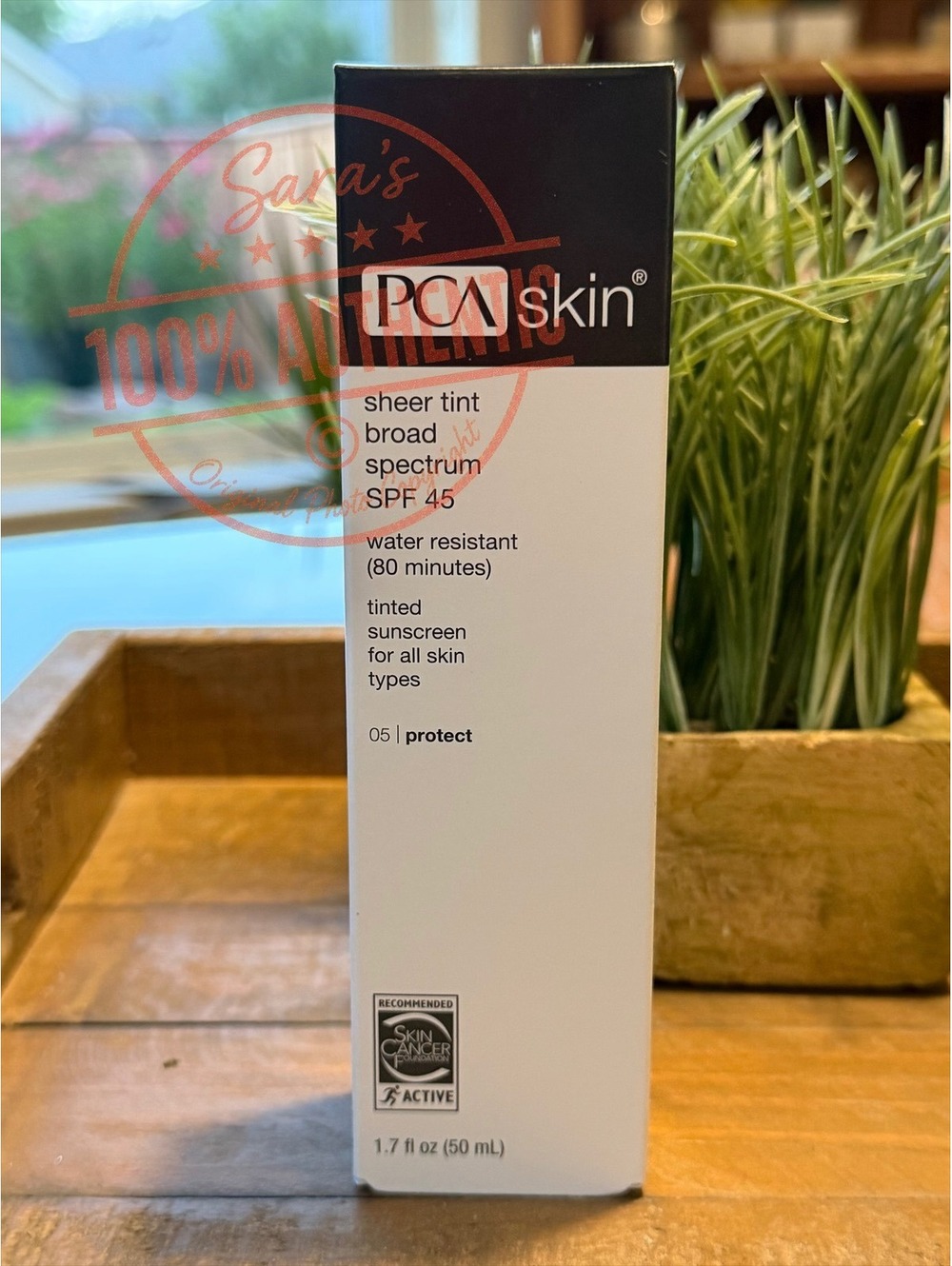 PCA Skin Sheer Tint Broad Spectrum SPF 45 Tinted Sunscreen 05 PROTECT 1.7oz/50ml